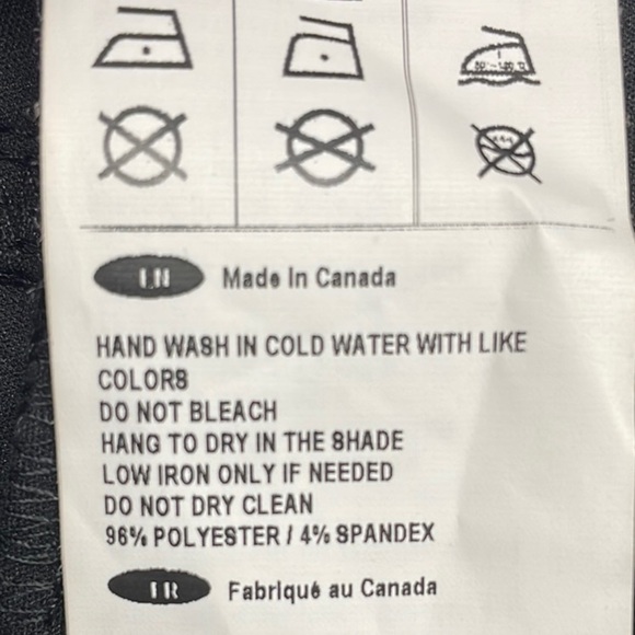 Joseph Ribkoff Black Leggings with Leopard Print Side Stripes Size 4 - Picture 12 of 12